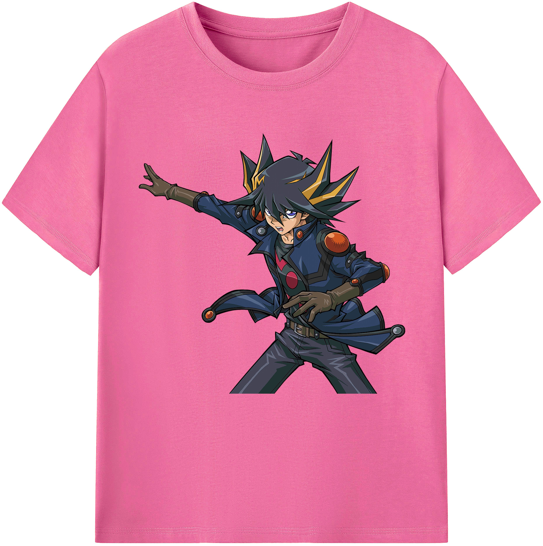 （画像用） 遊☆戯☆王 Yu-Gi-Oh! レディースカジュアルプリントTシャツ（綿100％）